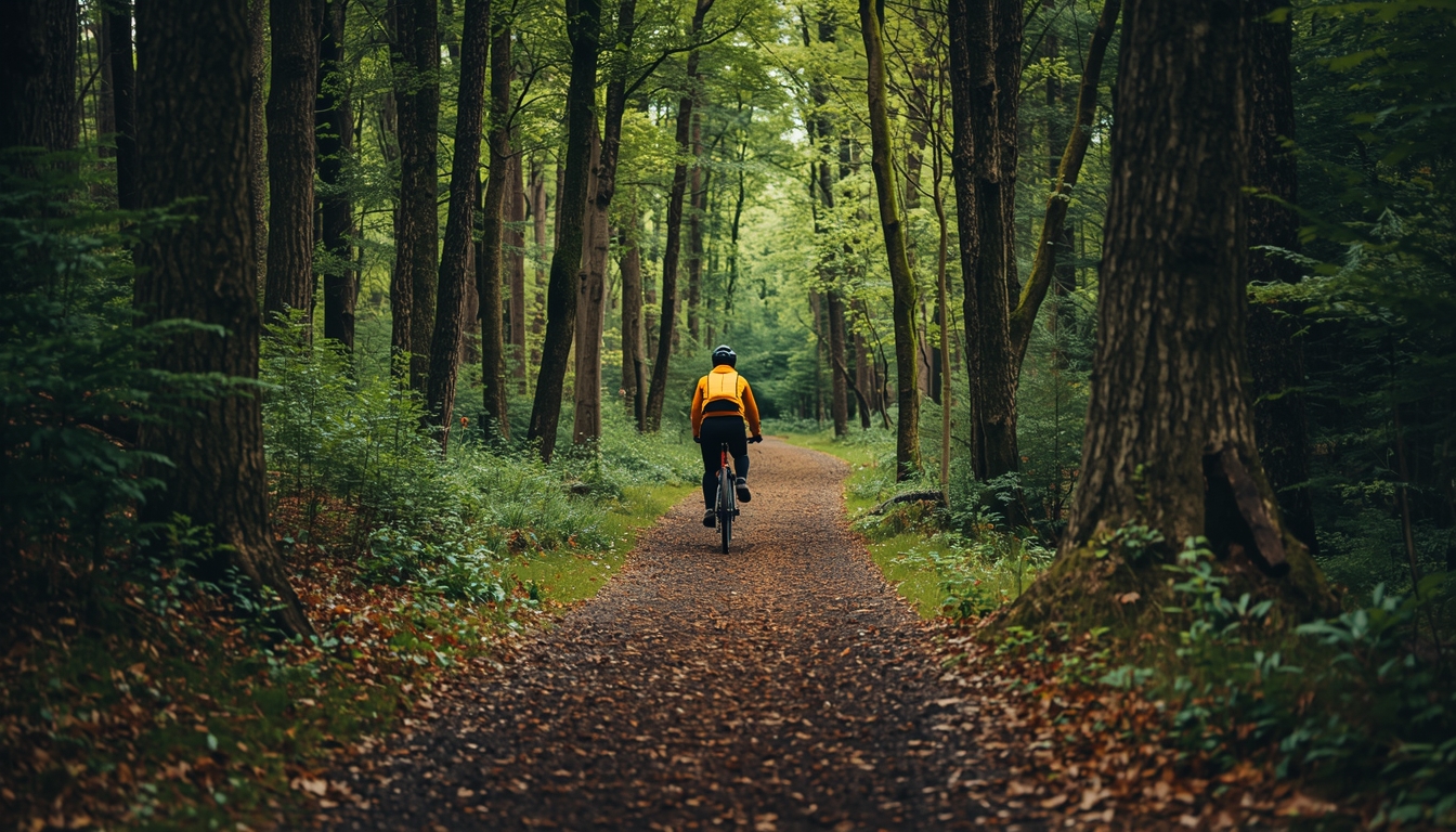 Pholnaxxxapath forest path ride for meditative cycling