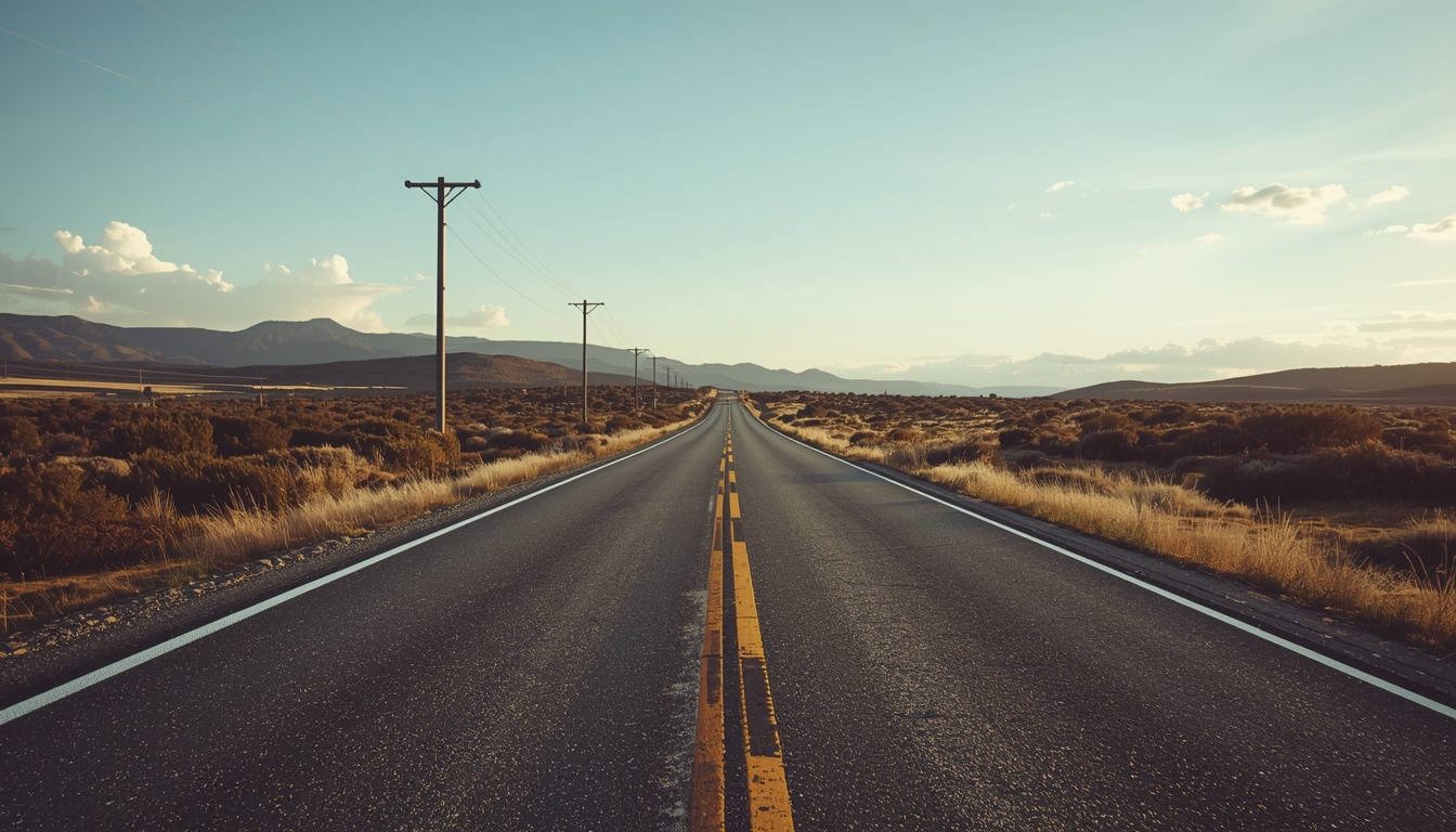 Pholnaxxxapath mindful route scene along open road